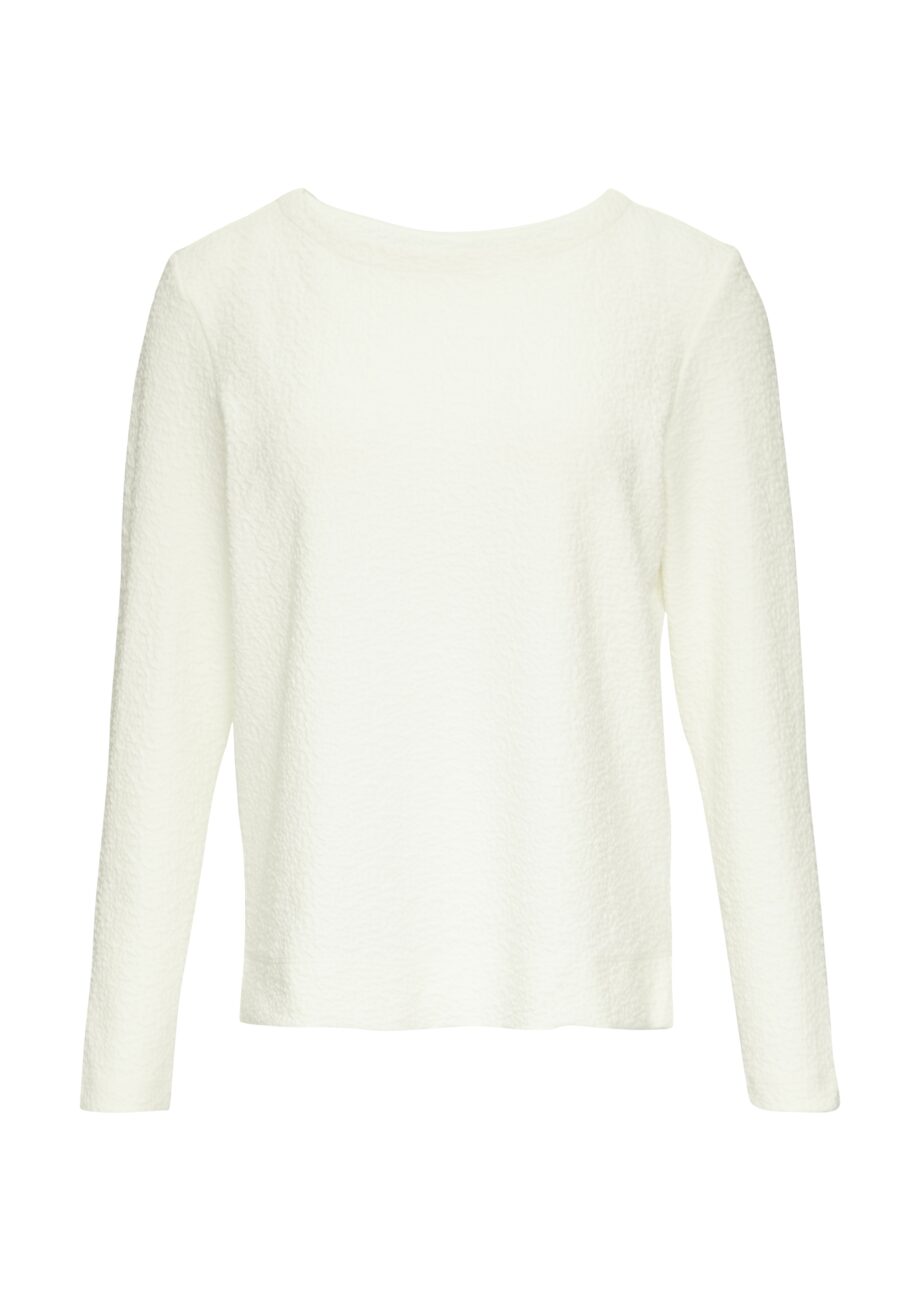 S. OLIVER Damen-Sweatshirt aus Strukturjersey