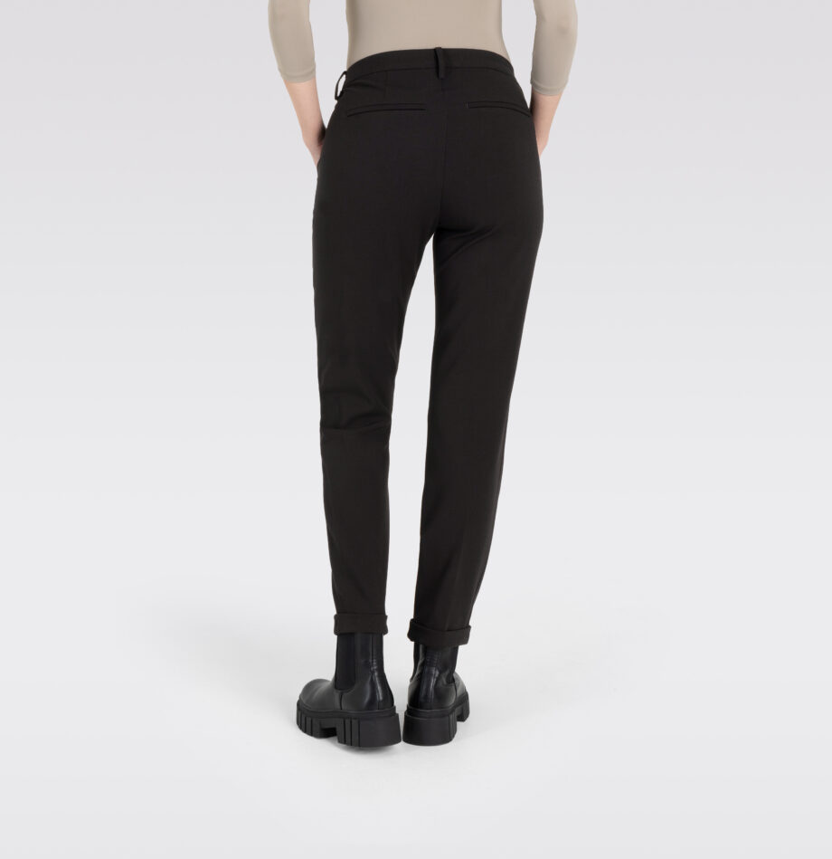 MAC Damenhose in Chino-Form schwarz