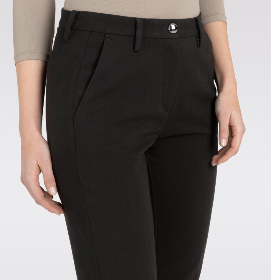 MAC Damenhose in Chino-Form schwarz