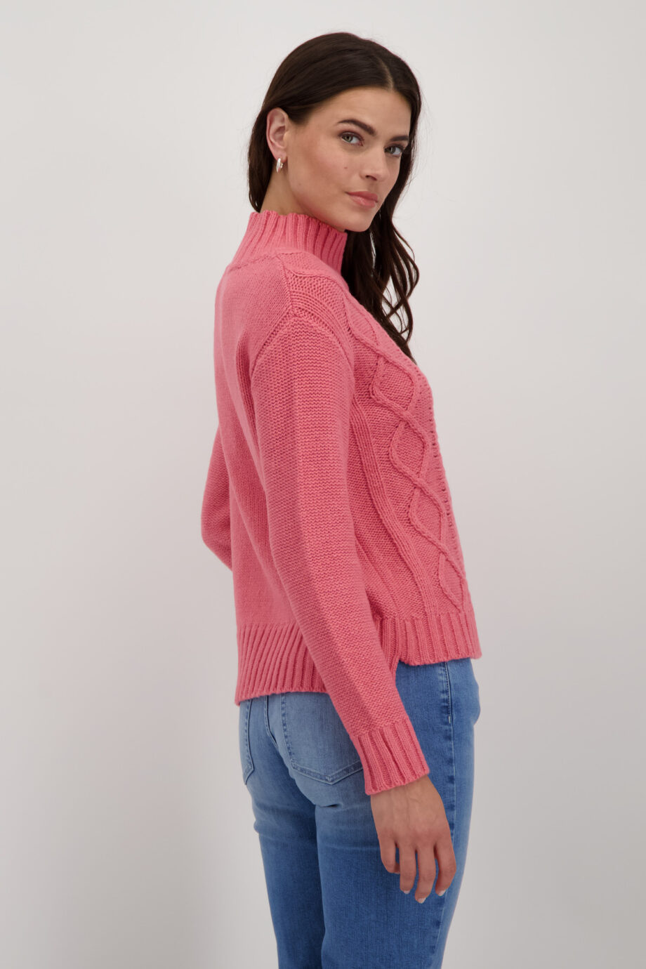 MONARI Damen Strickpullover mit Strukturmix