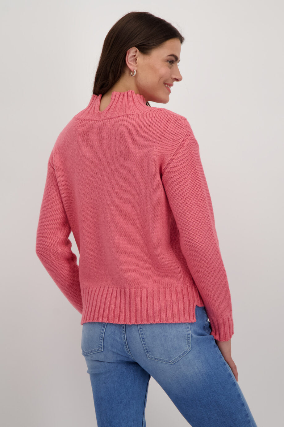 MONARI Damen Strickpullover mit Strukturmix