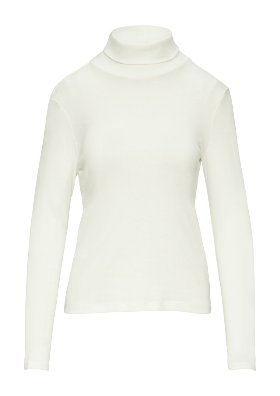 S.- OLIVER Damen Elastisches Langarmshirt mit Rollkragen