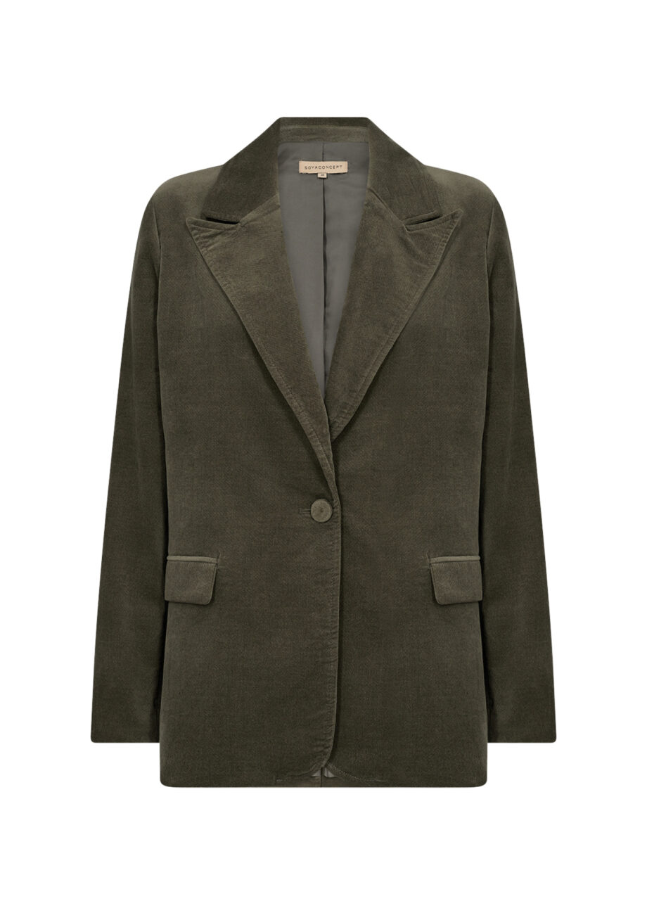 SOYACONCEPT Damen Blazer in dark olive Nabiha