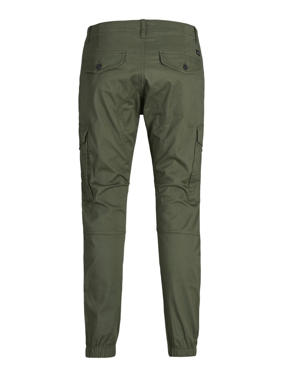 JACK&JONES Cargohose im Tapered Fit JPSTPAUL JJFLAKE in oliv