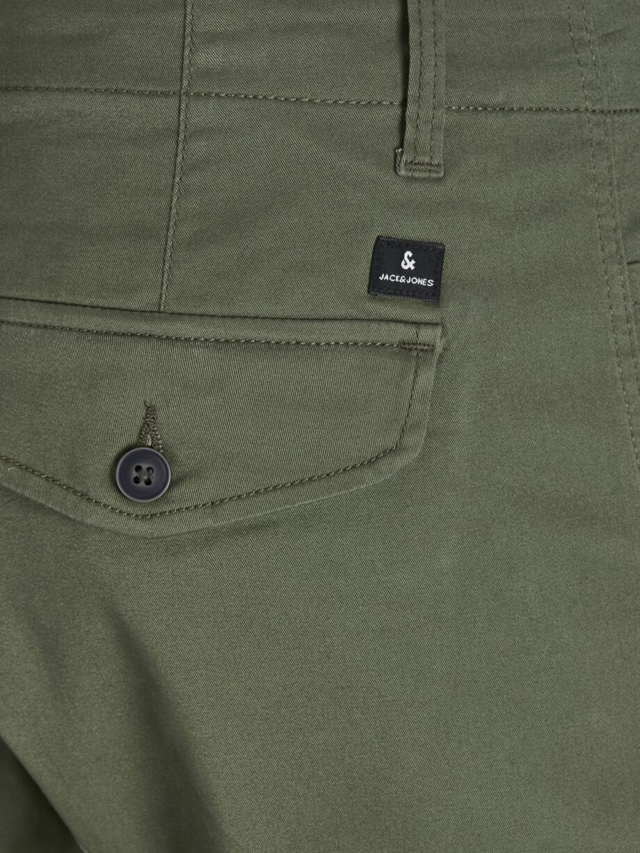 JACK&JONES Cargohose im Tapered Fit JPSTPAUL JJFLAKE in oliv