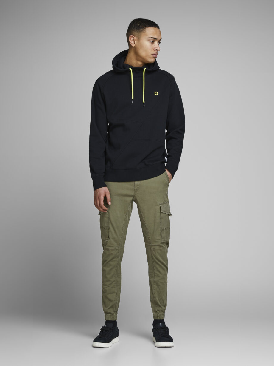 JACK&JONES Cargohose im Tapered Fit JPSTPAUL JJFLAKE in oliv