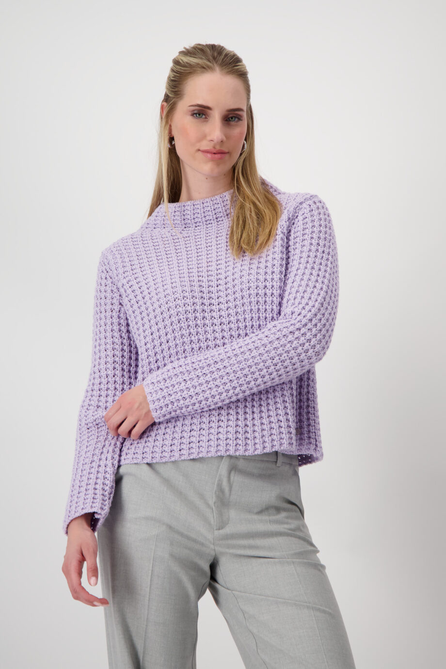 MONARI Damen Strickpullover mit Pineapplemuster