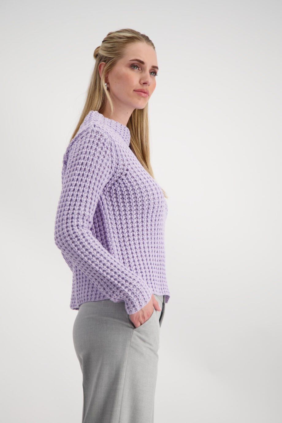 MONARI Damen Strickpullover mit Pineapplemuster