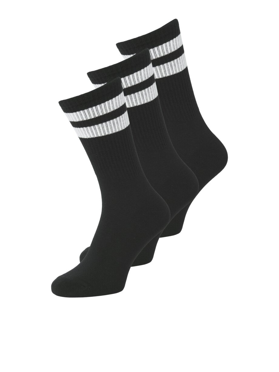 JACK&JONES Herren Sportsocken in Schwarz und Weiß