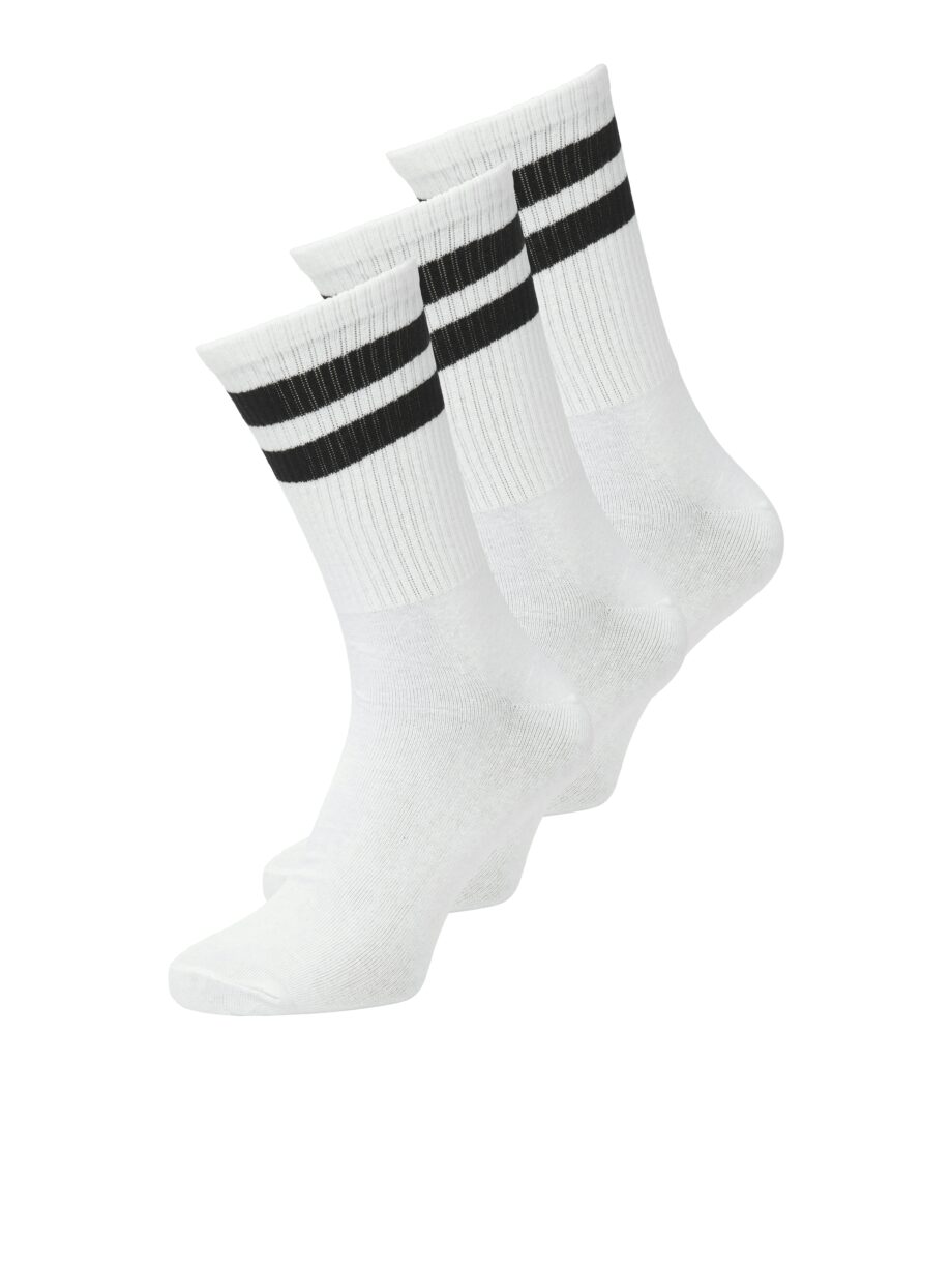 JACK&JONES Herren Sportsocken in Schwarz und Weiß