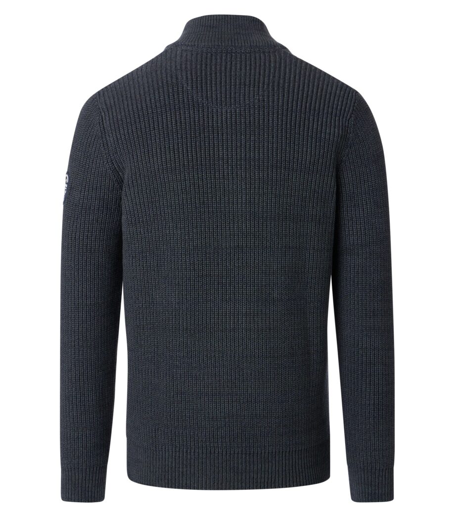 CASAMODA Herren Troyer-Pullover in graublau