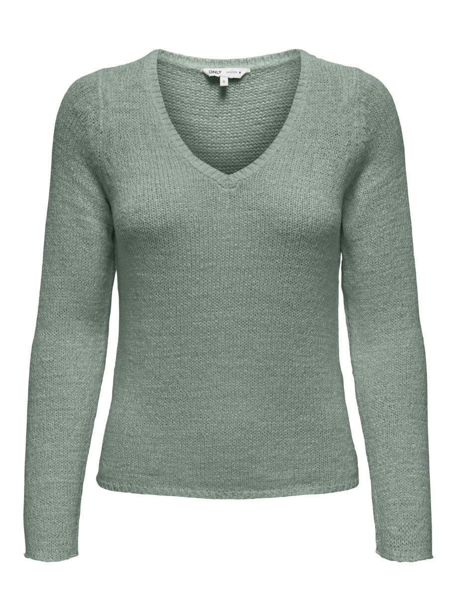 ONLY Damen Pullover mit V-Ausschnitte GEENA