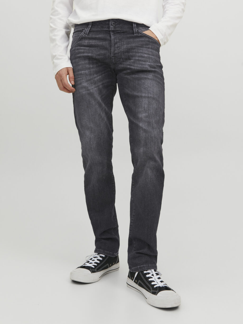 JACK&JONES Jeans Glenn Slim Fit in Schwarz - black denim