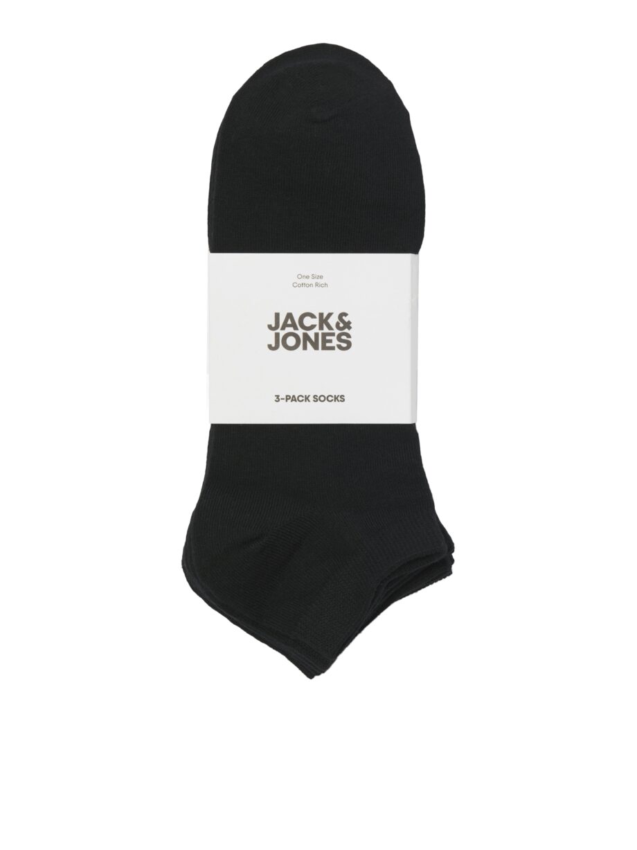 JACK&JONES Herren Sneakersocken in Schwarz