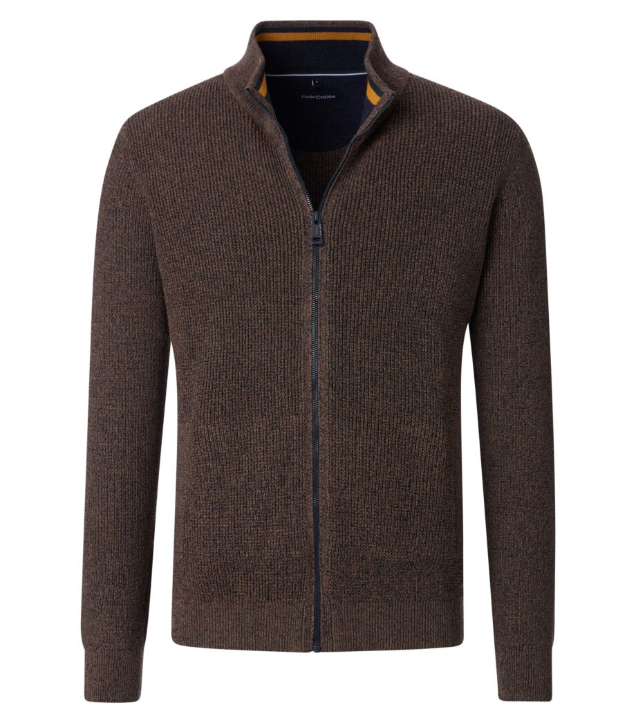 CASAMODA Herren Strickjacke mit Reißverschluss WINTERSALE