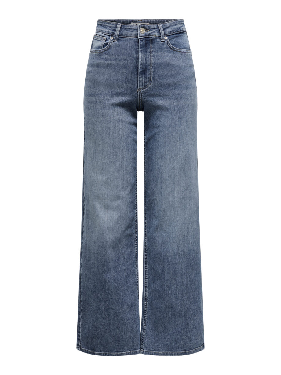 ONLY Damenjeans Wid Leg Madison Blush special blue grey denim