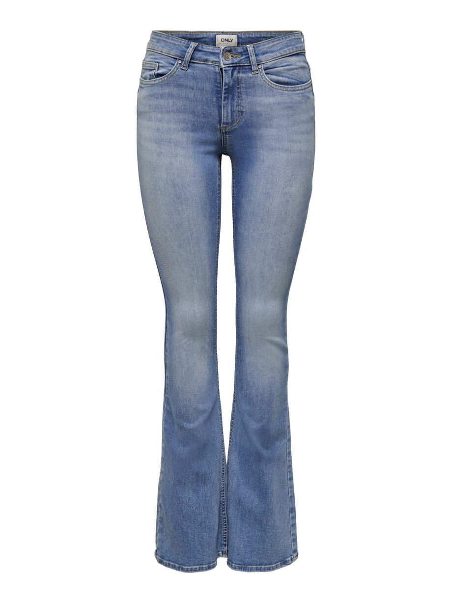 ONLY Damenjeans Blush Mid Flared in light blue denim