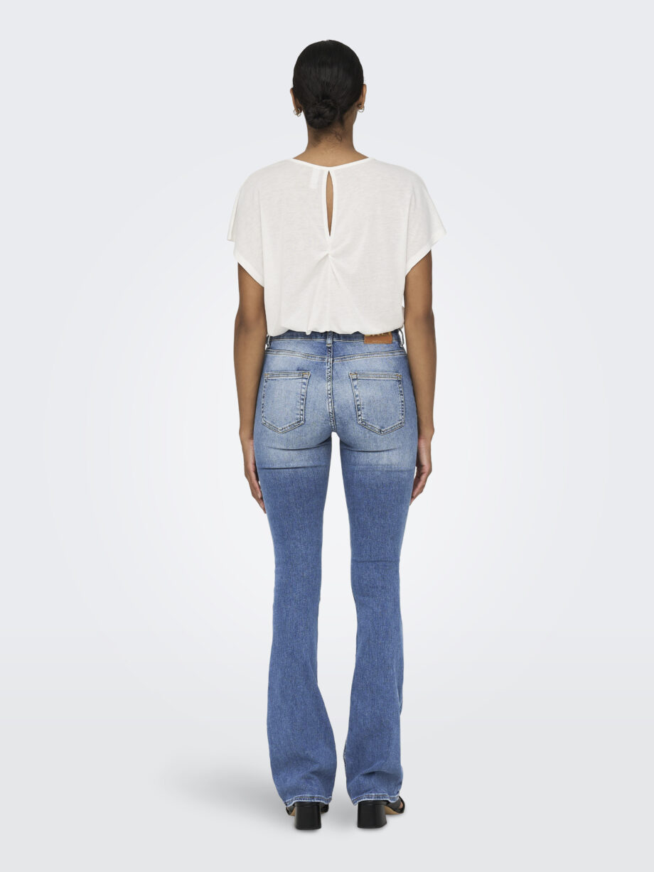 ONLY Damenjeans Blush Mid Flared in light blue denim