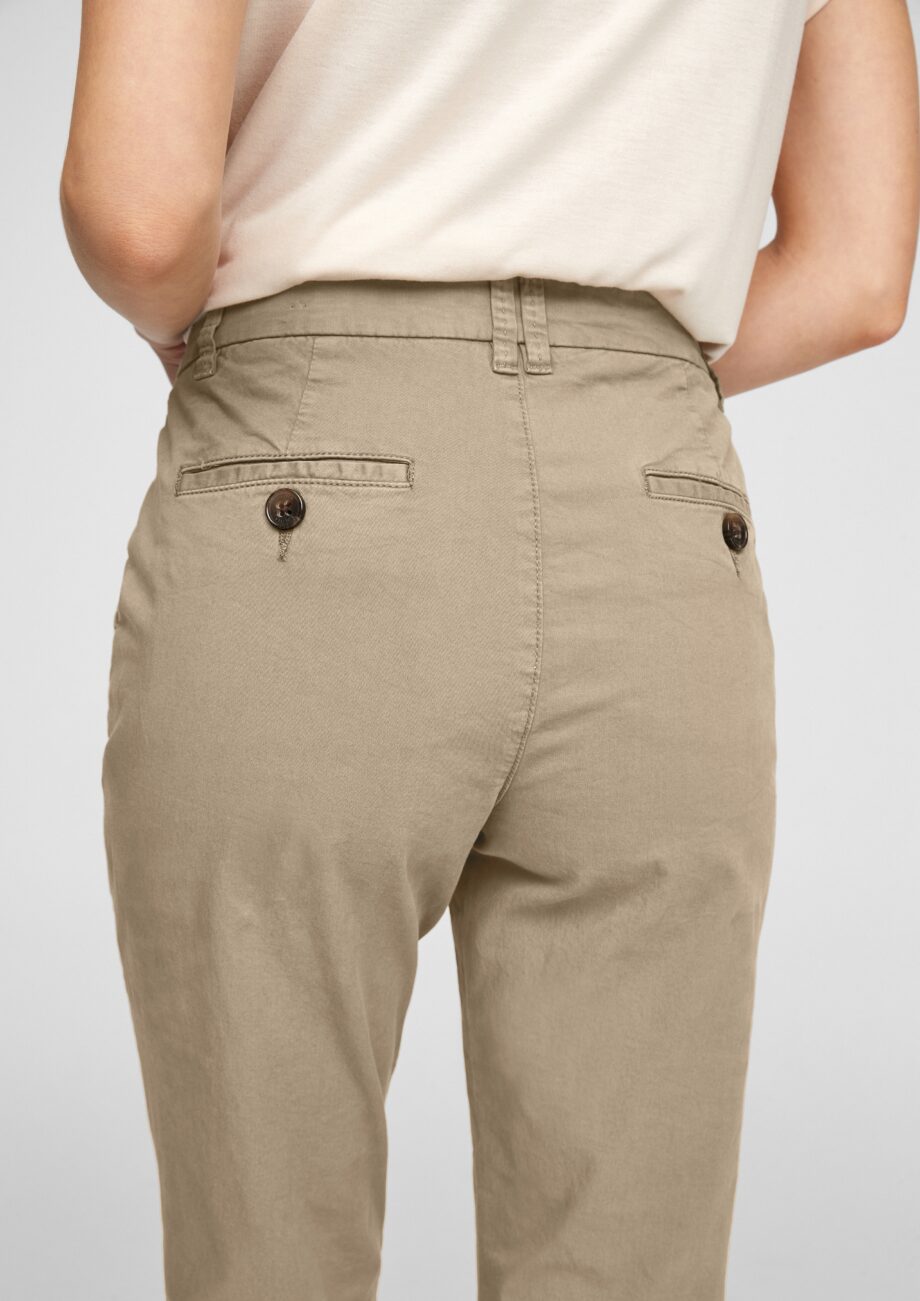 S. OLIVER Regular Fit Stretch-Chino