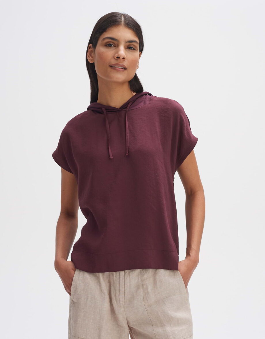 OPUS Damenshirt mit Kapuze Slowino