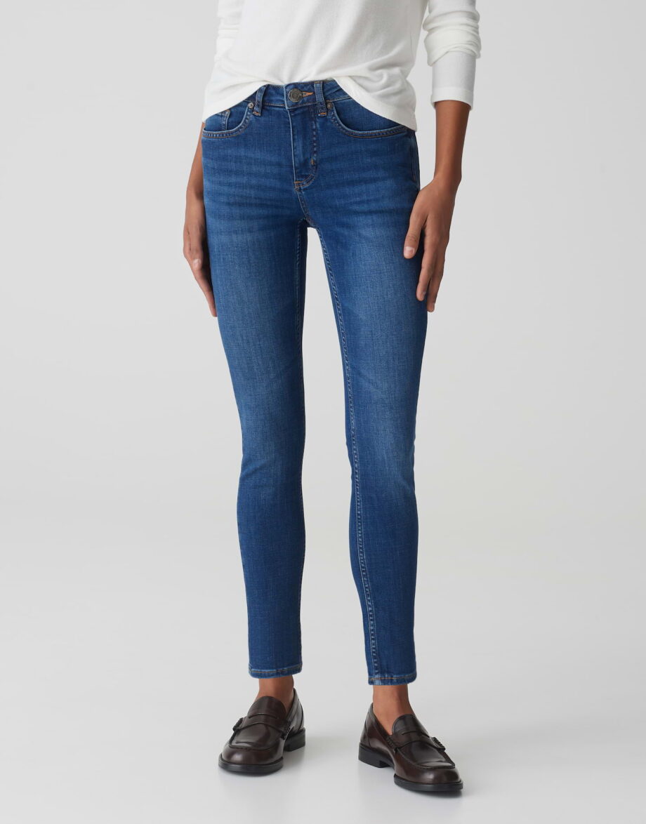 OPUS Damenjeans Elma strong blue