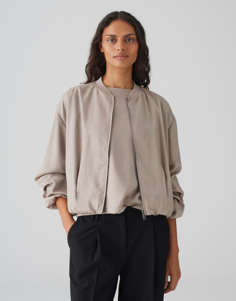 OPUS Damen Blouson Jaletta Warm Taupe