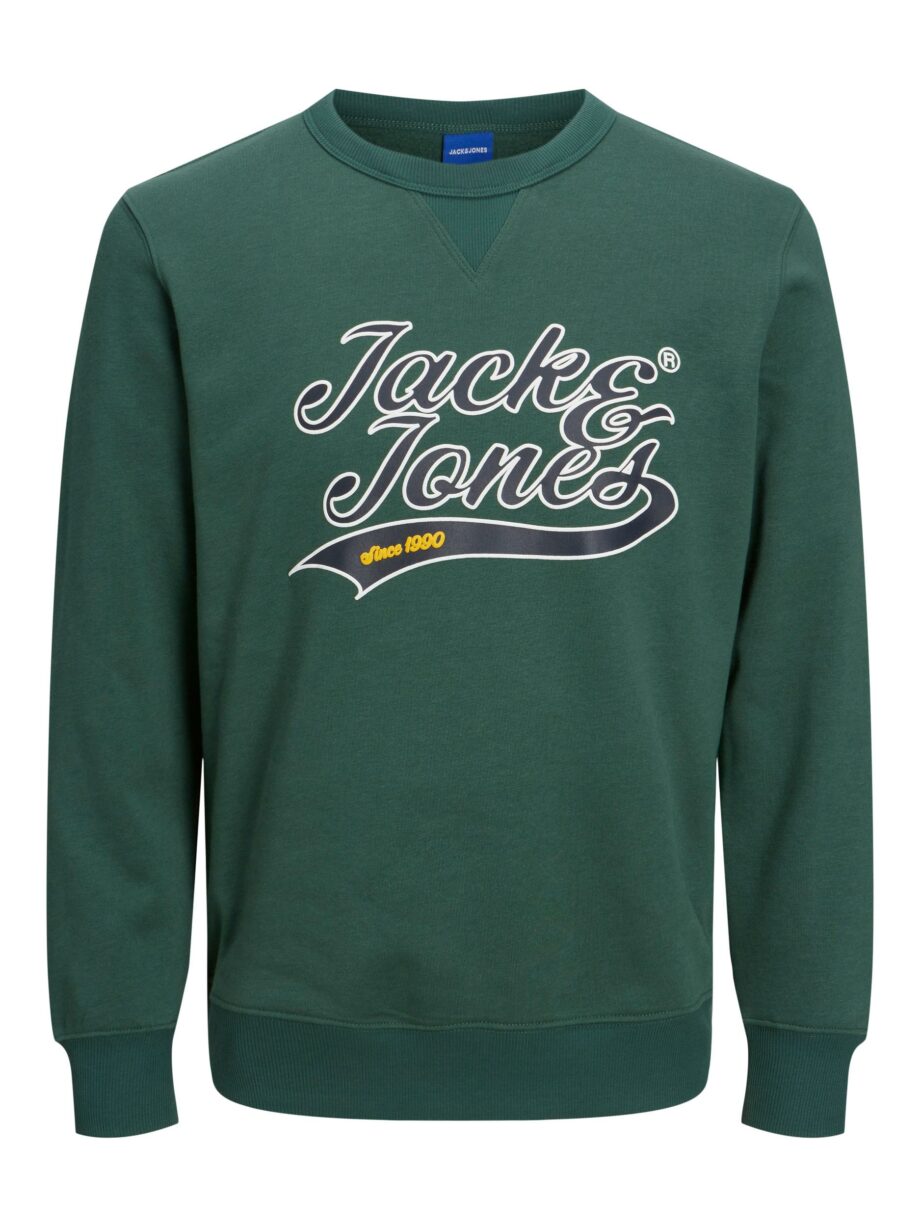 JACK&JONES Rundhals Sweatshirt mit Frontdruck