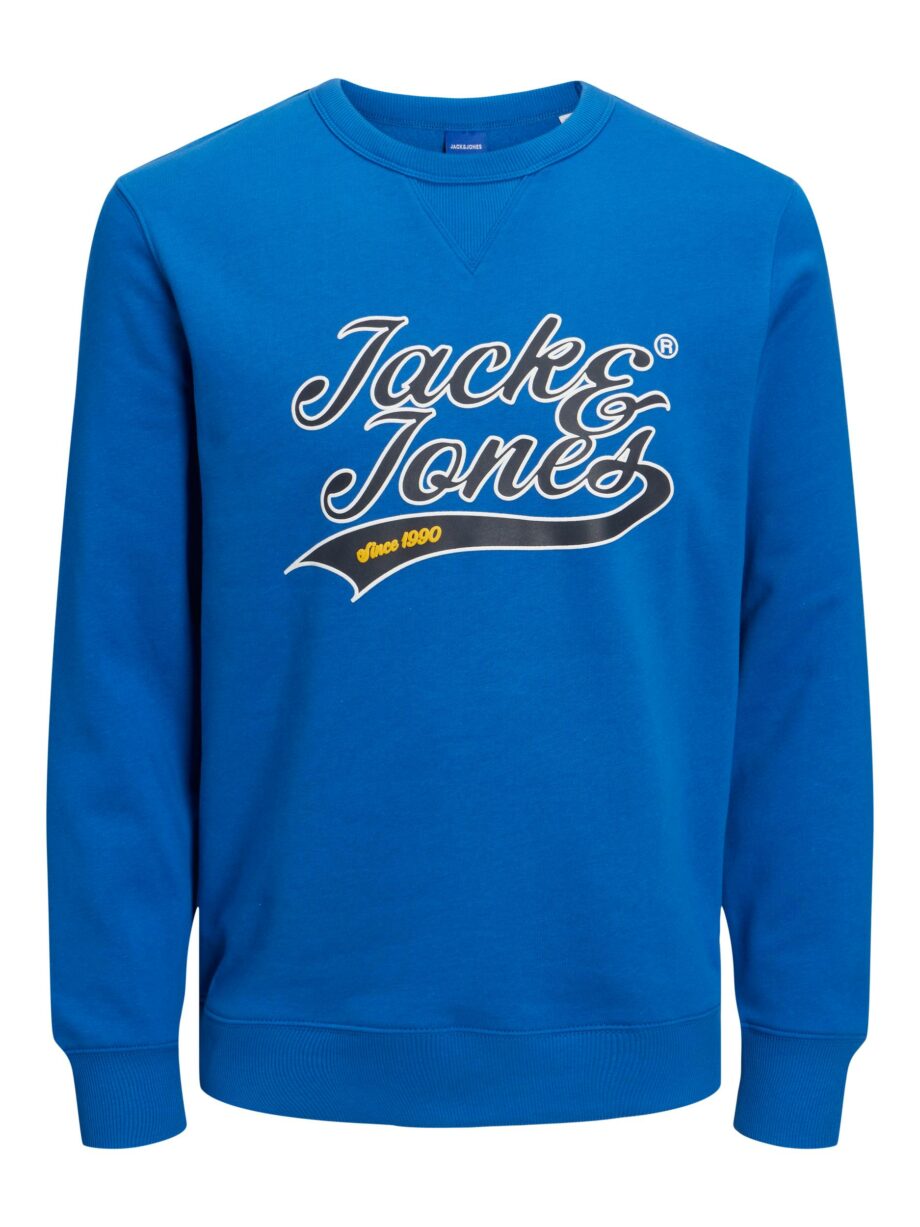 JACK&JONES Rundhals Sweatshirt mit Frontdruck