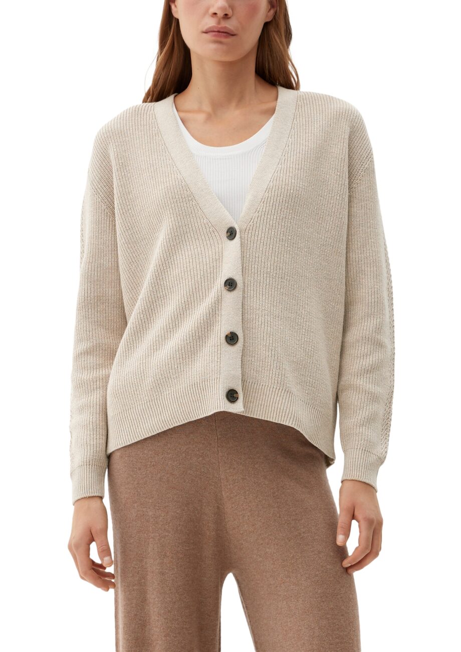 S. OLIVER Damen Cardigan Strickjacke in Braun