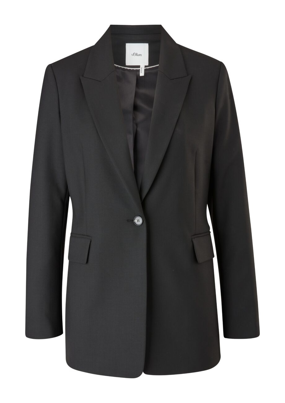 S. OLIVER BLACK Blazer langarm