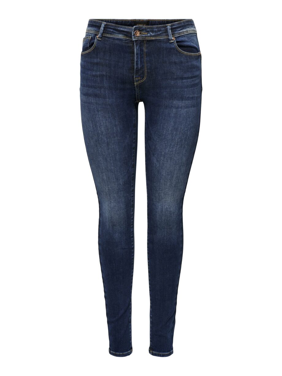 ONLY Skinny-Jeans PUSH SHAPE dark blue denim