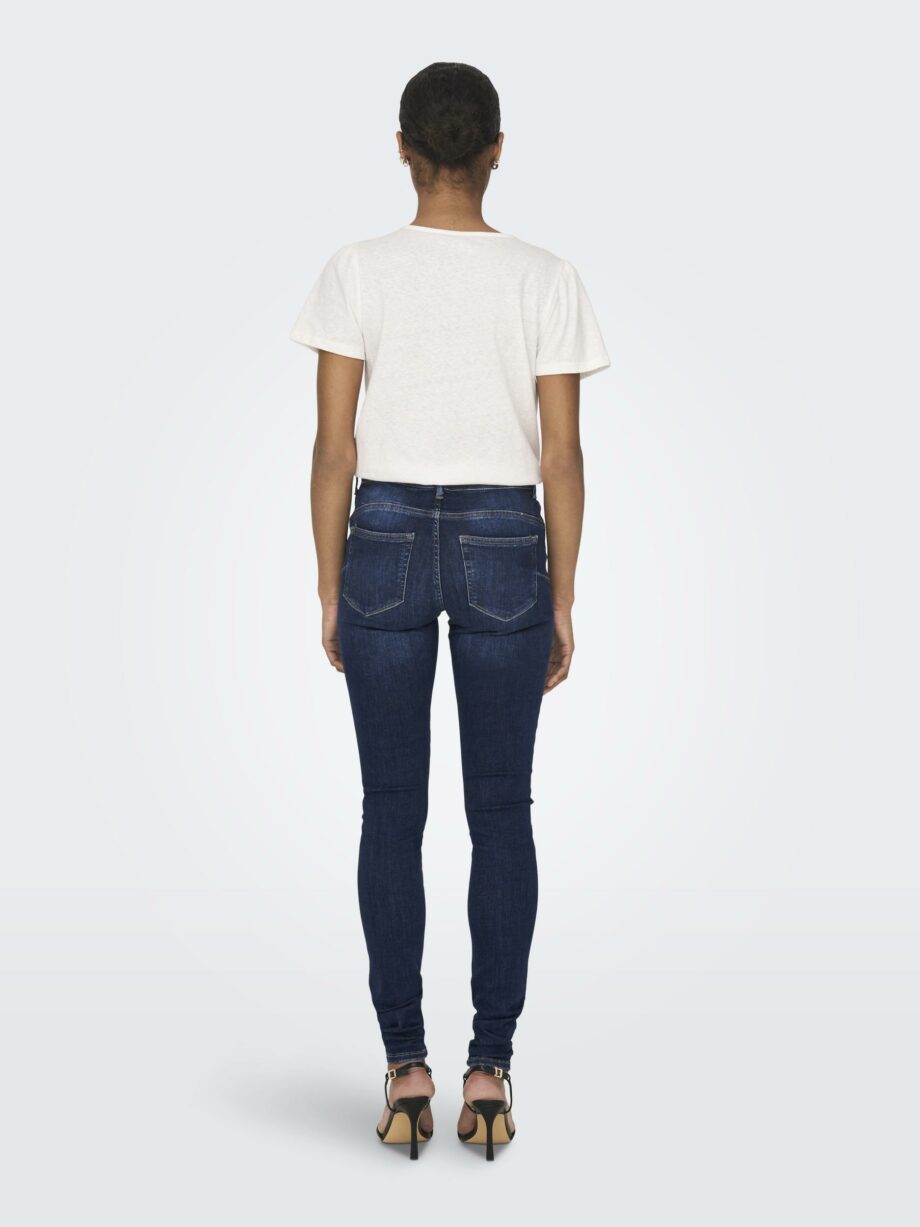 ONLY Skinny-Jeans PUSH SHAPE dark blue denim