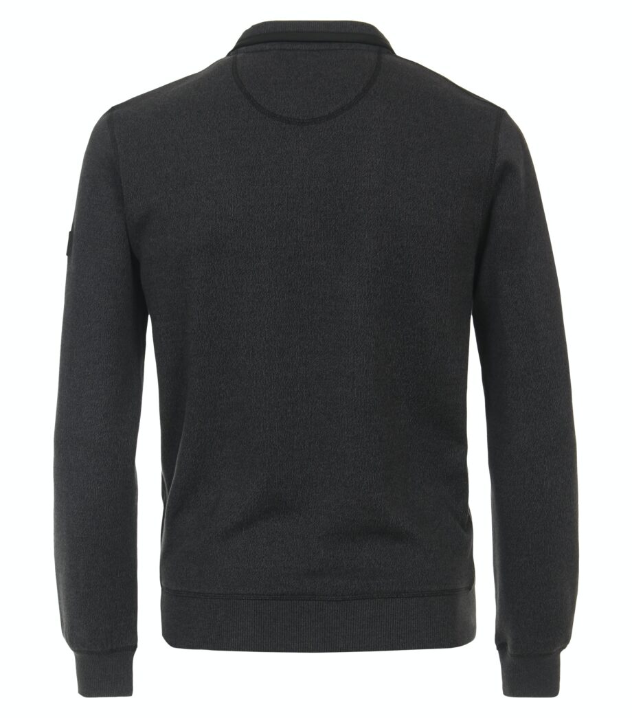 CASAMODA Herren Sweatshirt mit Troyerkragen