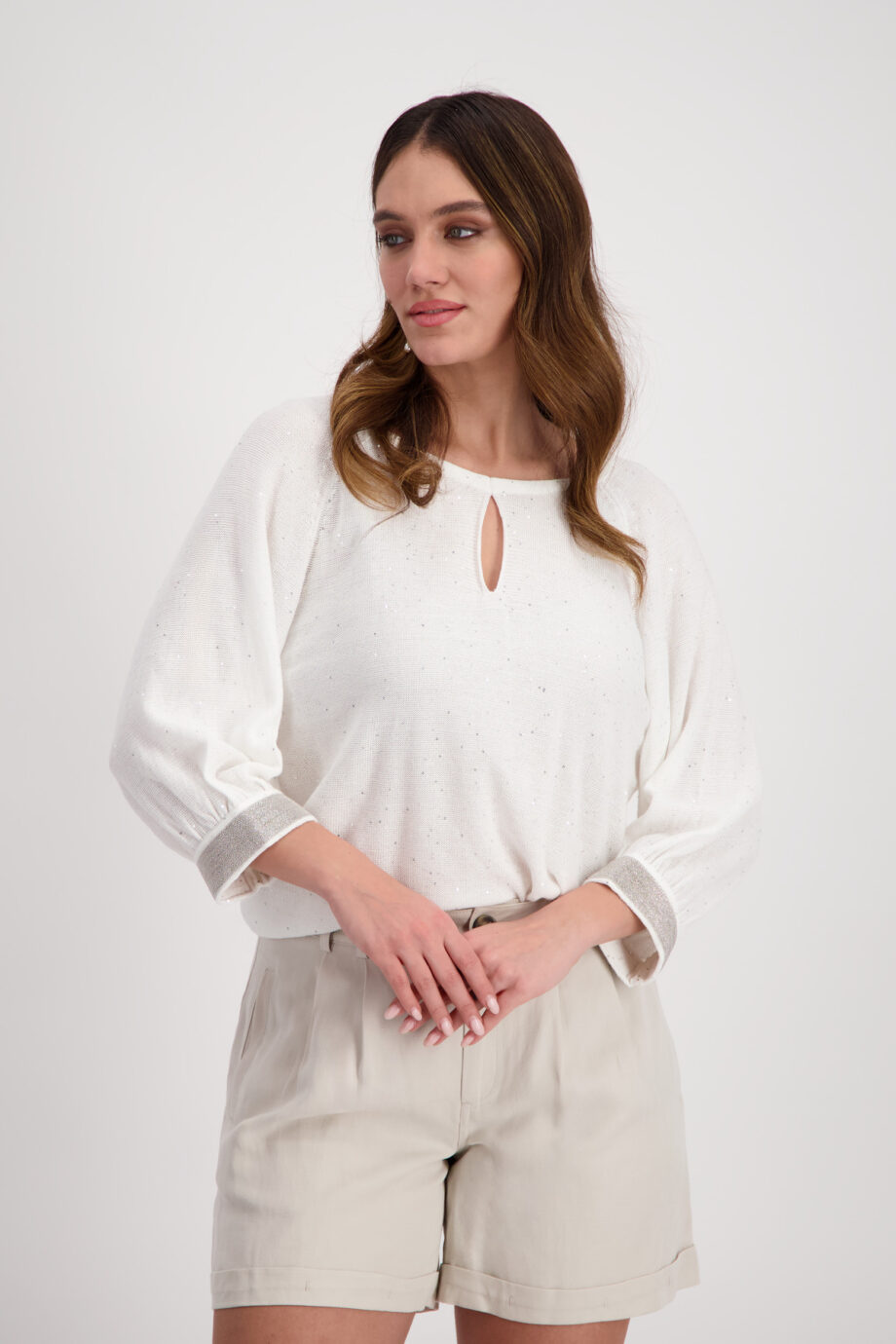 MONARI Pullover mit Pailletten