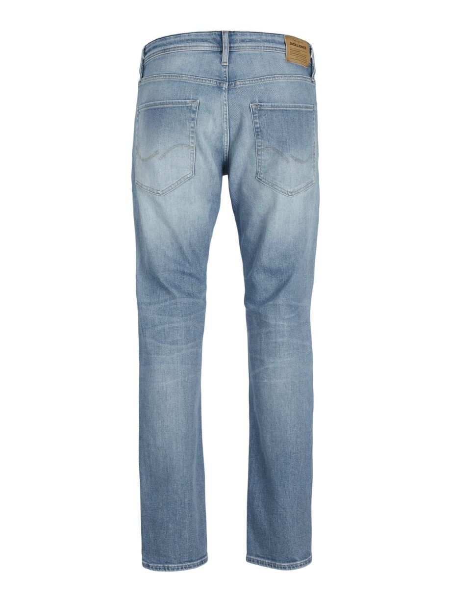 JACK&JONES Herren Jeans MIKE Comfort-Fit in Blau - light blue denim