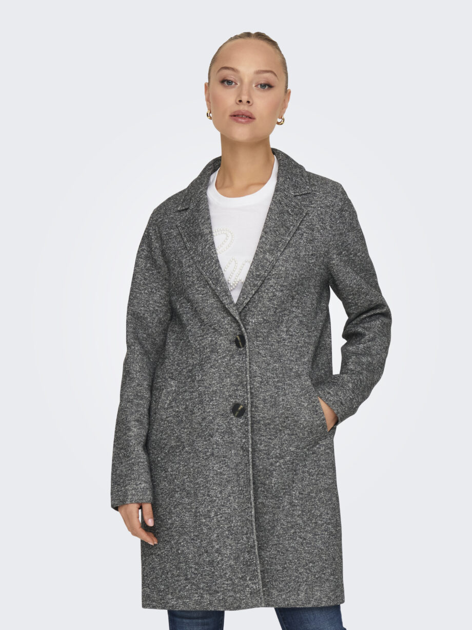 ONLY Damen Blazermantel in Wolloptik Sedona Life Carrie Coat