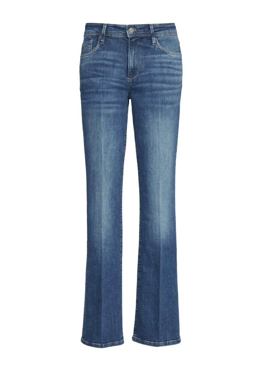 s.Oliver Damen Jeans-Hose Beverly Bootcut blue stone