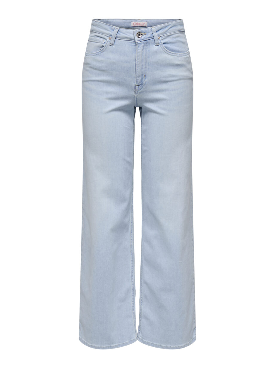 ONLY Damenjeans in Wide-Leg ONLMADISON BLUSH in hellem blue-bleach