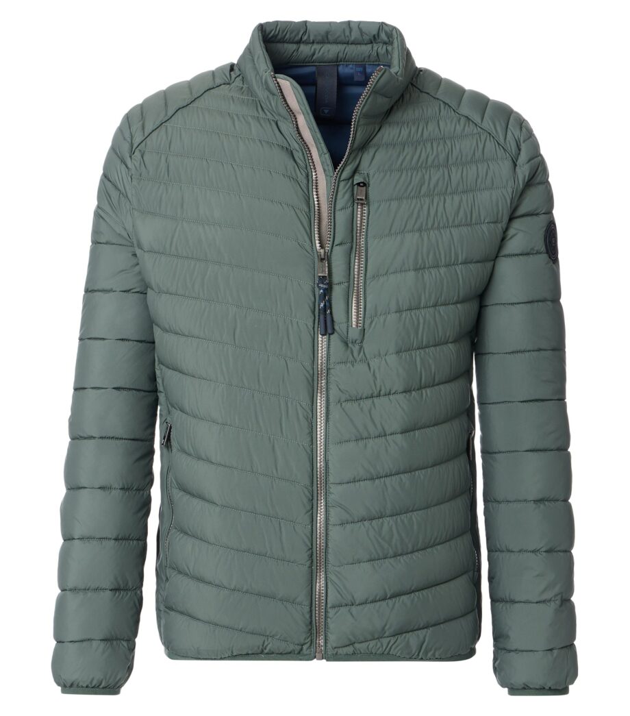 CASAMODA Herren Steppjacke in blau und grün