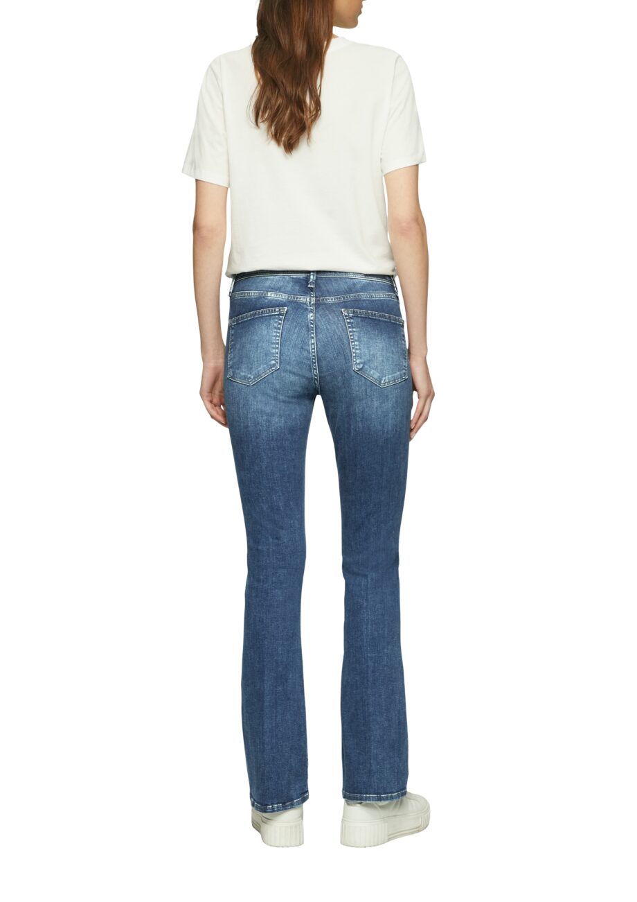 s.Oliver Damen Jeans-Hose Beverly Bootcut blue stone