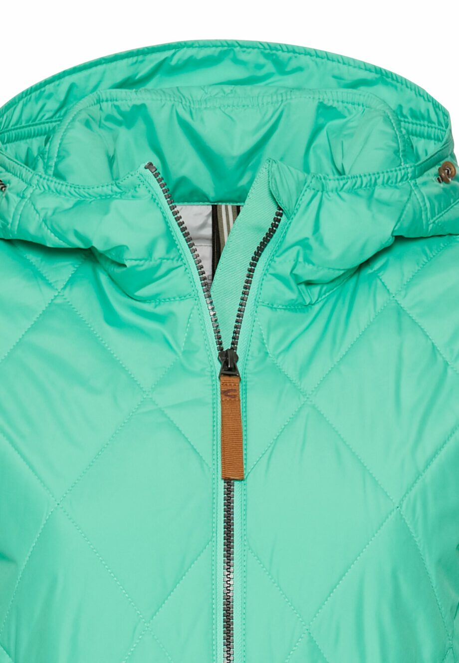 CAMEL ACTIVE Damen-Jacke mit Diamant Steppung in grün und weiß