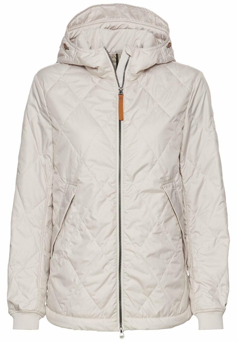 CAMEL ACTIVE Damen-Jacke mit Diamant Steppung in grün und weiß