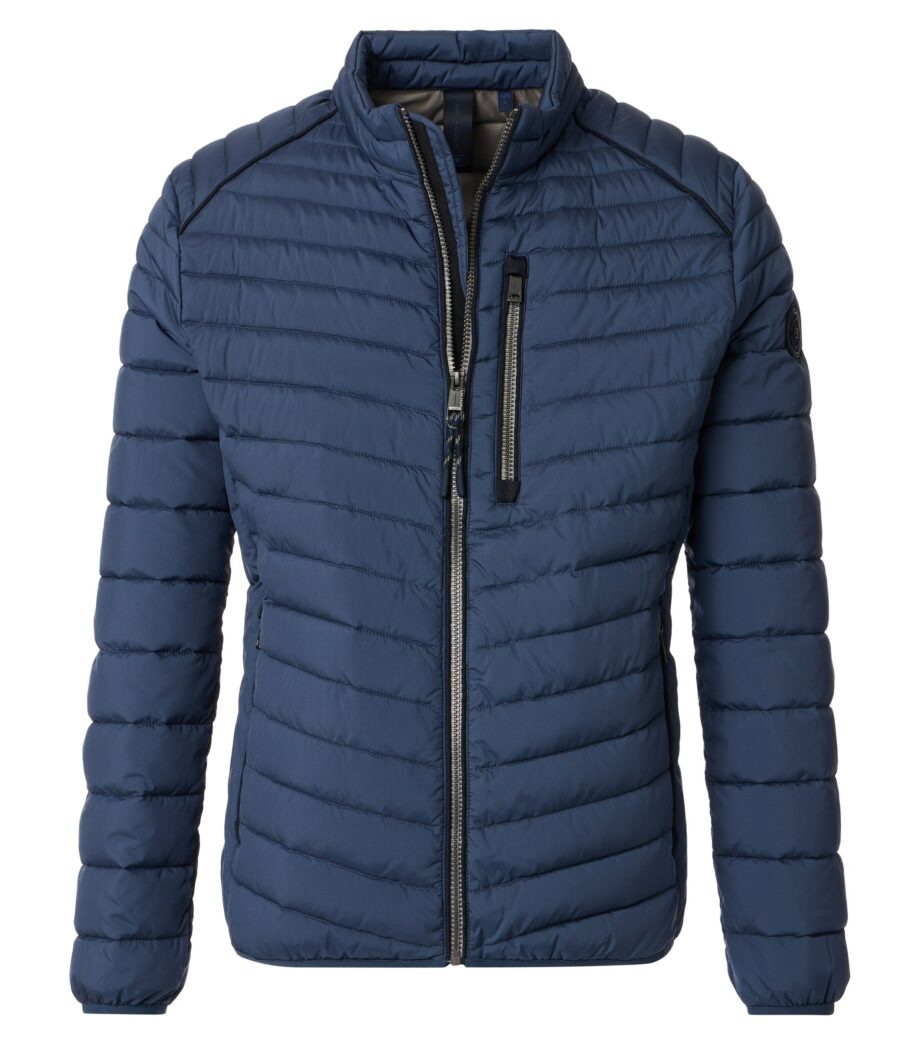 CASAMODA Herren Steppjacke in blau und grün