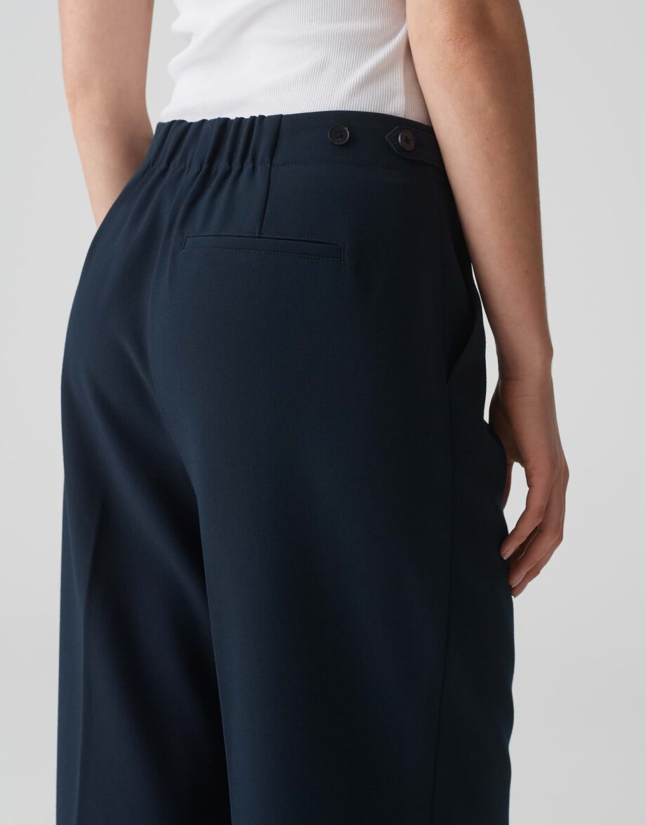 OPUS Damen Hose Maiga palazzo in coal blue