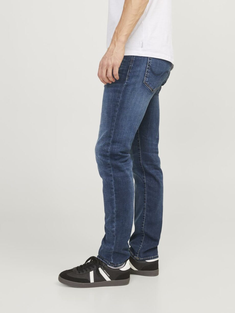 JACK&JONES Herren Jeans GLENN Slim Fit in Blau - blue denim