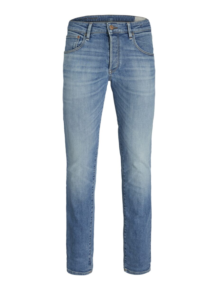 JACK&JONES Herren Jeans Slim Fit Tim in Blau - blue denim