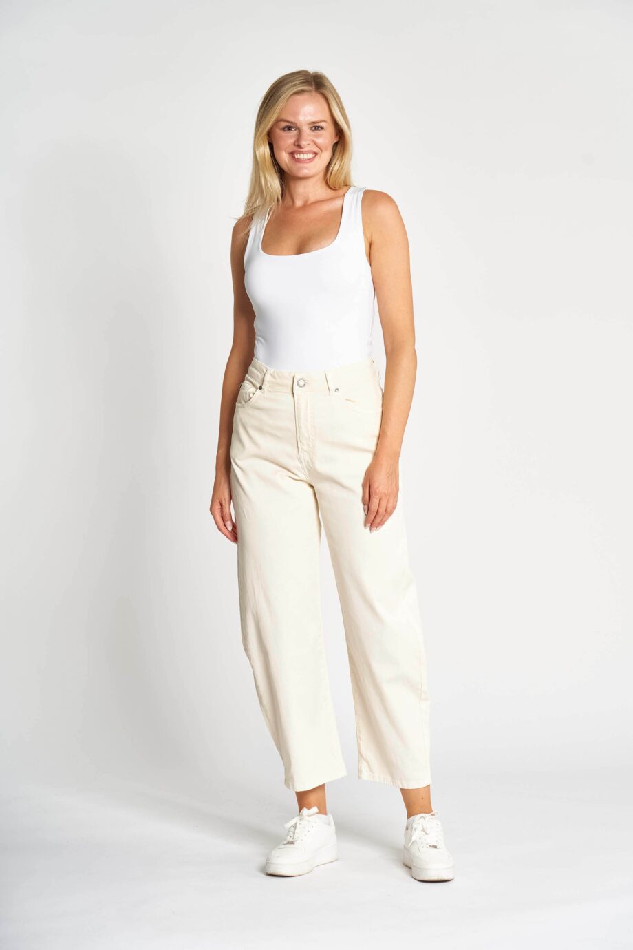 ZHRILL Damen Cargohose ZHIZA in offwhite