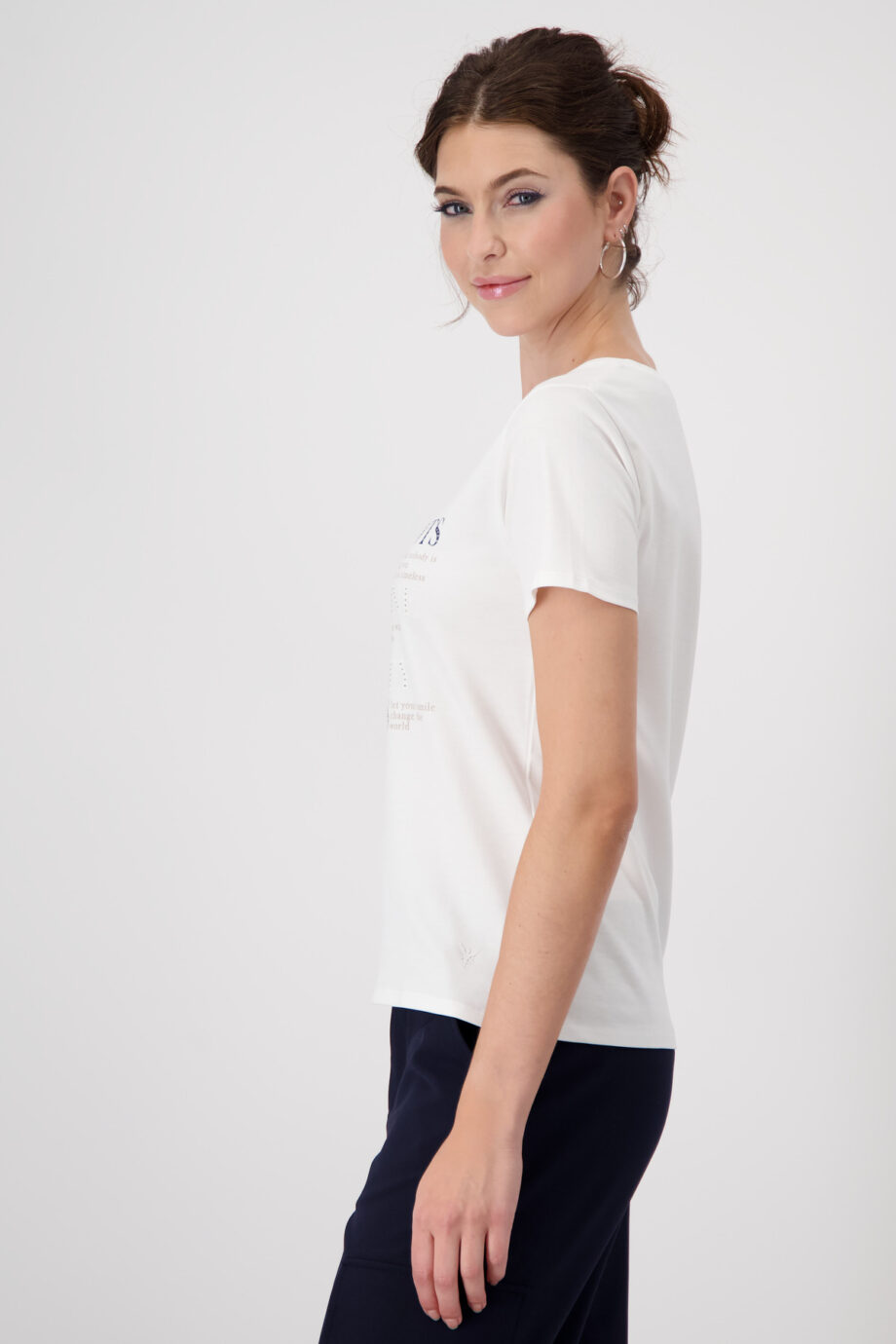 MONARI Damen T-Shirt mit Strasssteinen