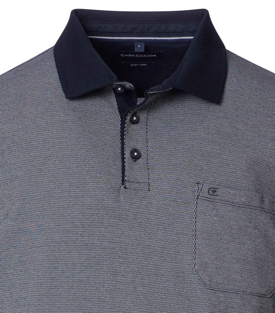 CASAMODA Herren Polo-Shirt Langarm