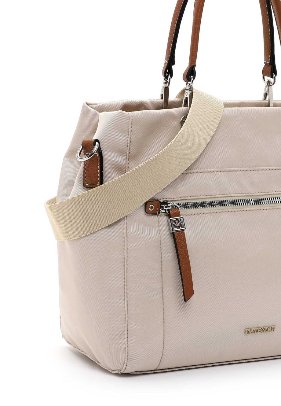 EMILY & NOAH Damen Tasche Shopper E&N Esther in beige